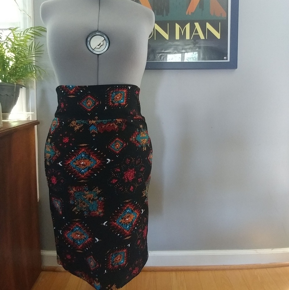 LuLaRoe Cassie Pencil Skirt Sz M